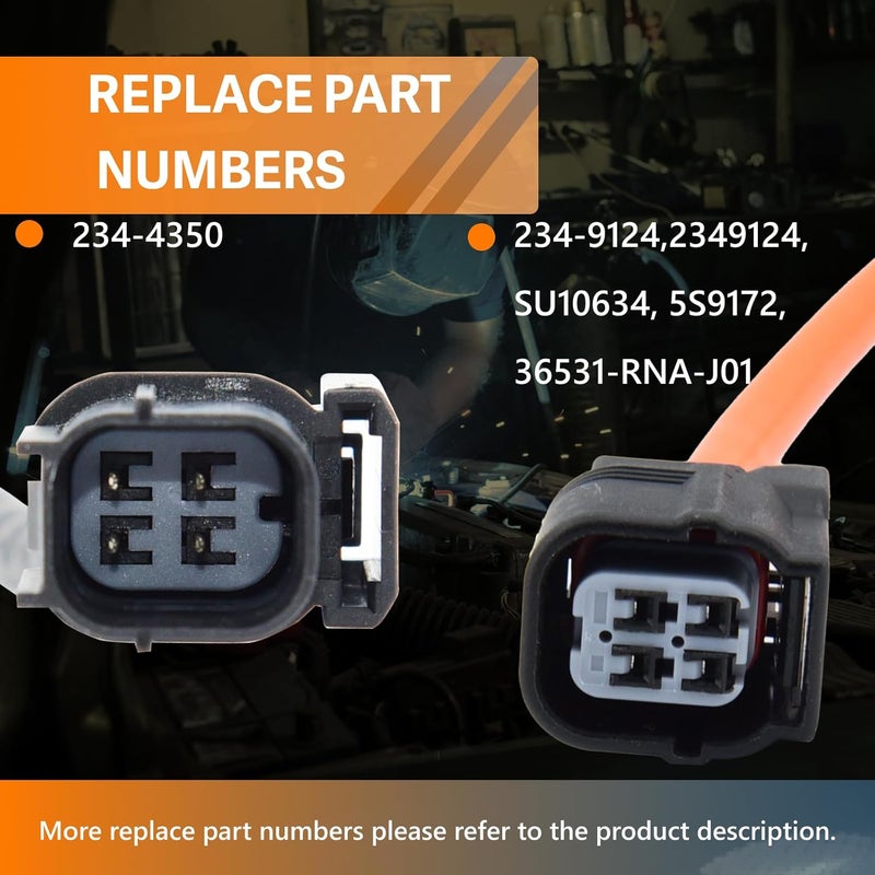 Automost Upstream and Downstream O2 Sensor Compatible with Honda Civic L4 1.8L 2007 2008 2009 2010 2011 Replace#234-9124,234-4350 - Image 3